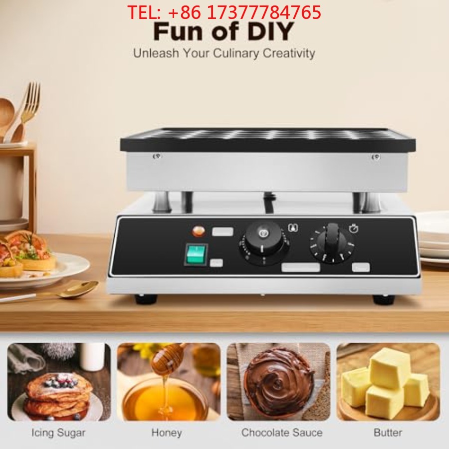 Mini Pancake Griddle - Ticari Gıda Pişirme Cihazı 36 Delikli