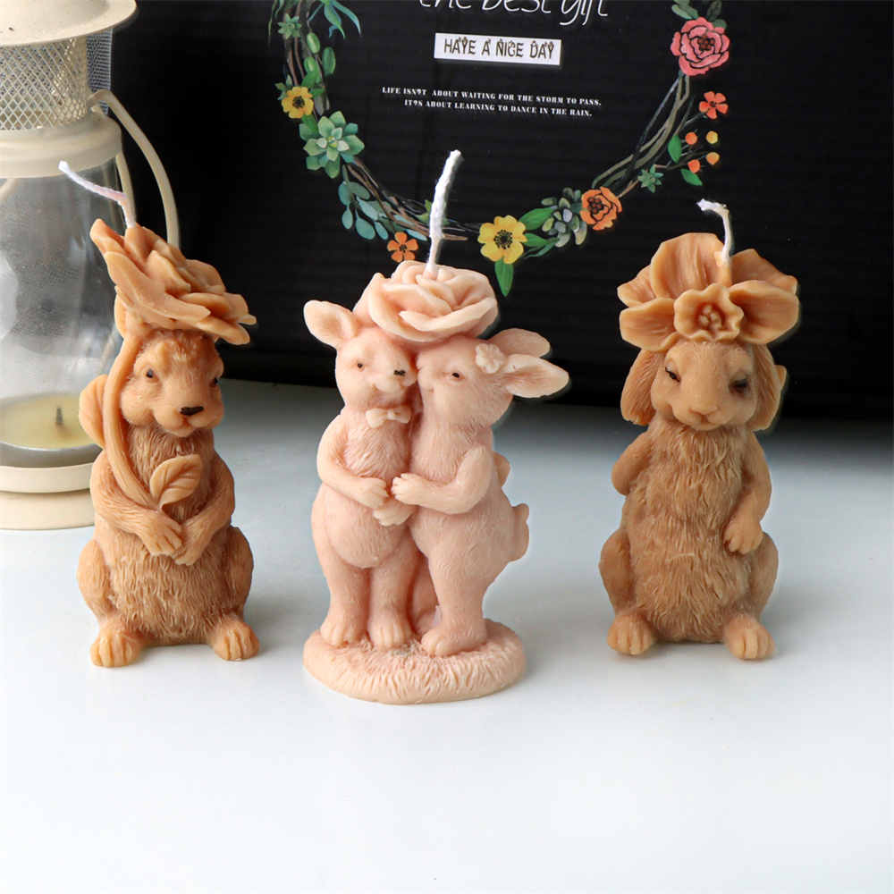 3D Çiçek Tavşan Mum silikon ka - Bunny Cake Mold incelemesi ve fiyatı
